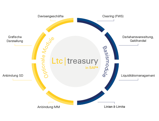 Ltc|treasury in SAP - Modulübersicht